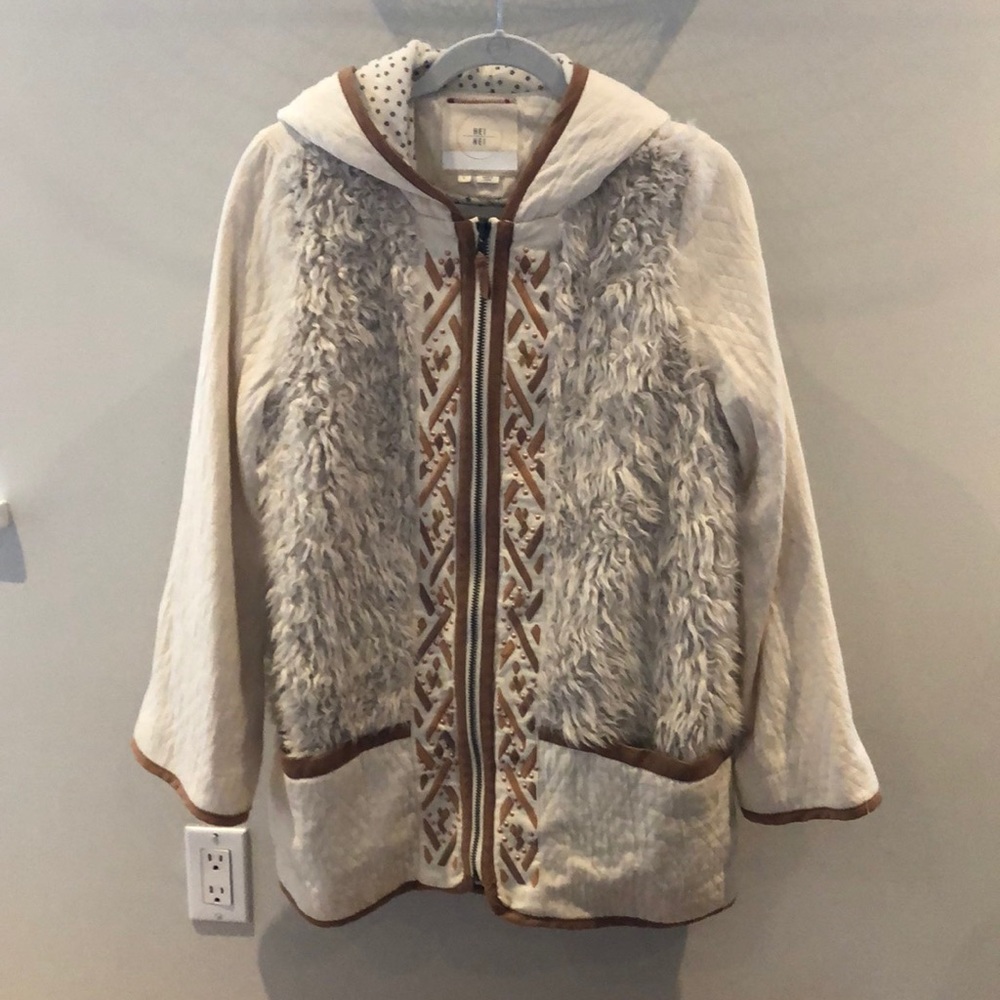 Anthropologie fur jacket